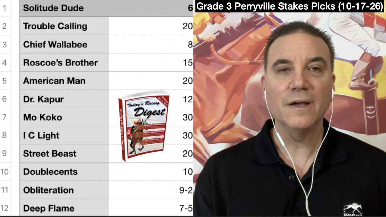 Perryville Stakes 2026 Picks (10-17-26)