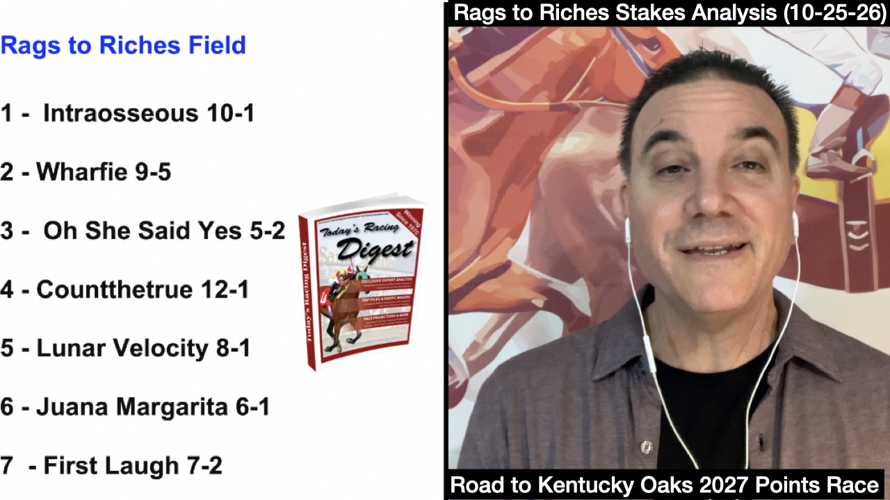 Rags to Riches Stakes 2026 Video Picks