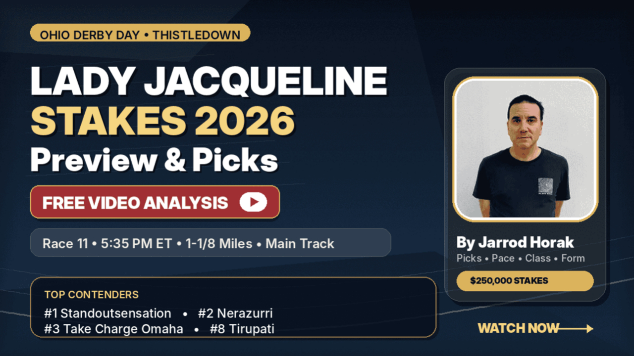 Lady Jacqueline Stakes Video (6-20-26)