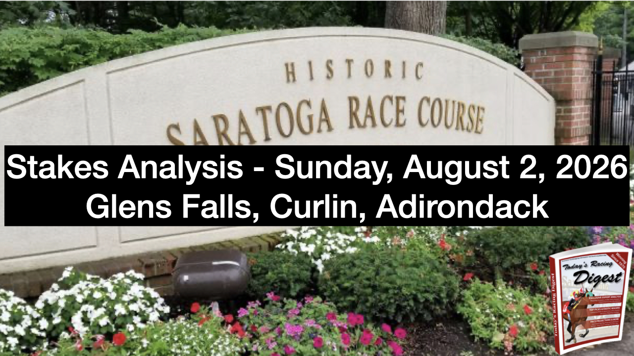 Saratoga Race Course Stakes Video (8-2-26)