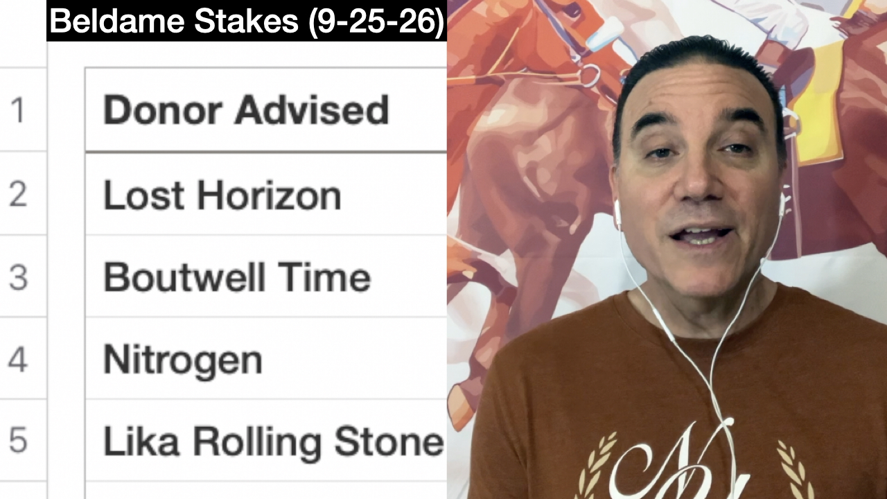 Beldame Stakes 2026 Video Picks (9-25-26)