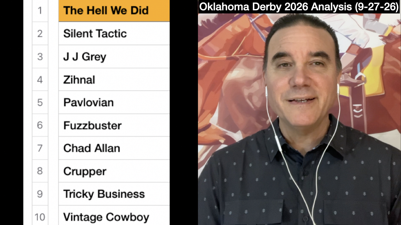 Oklahoma Derby 2026 Video Picks (9-27-26)