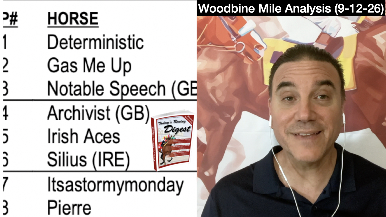 Woodbine Mile 2026 Analysis (9-12-26)