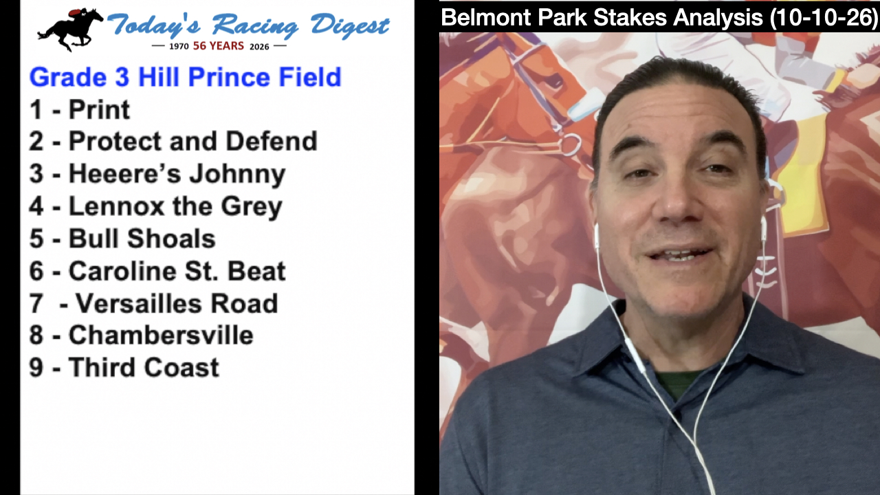 Hill Prince Stakes 2026 Analysis (10-10-26)